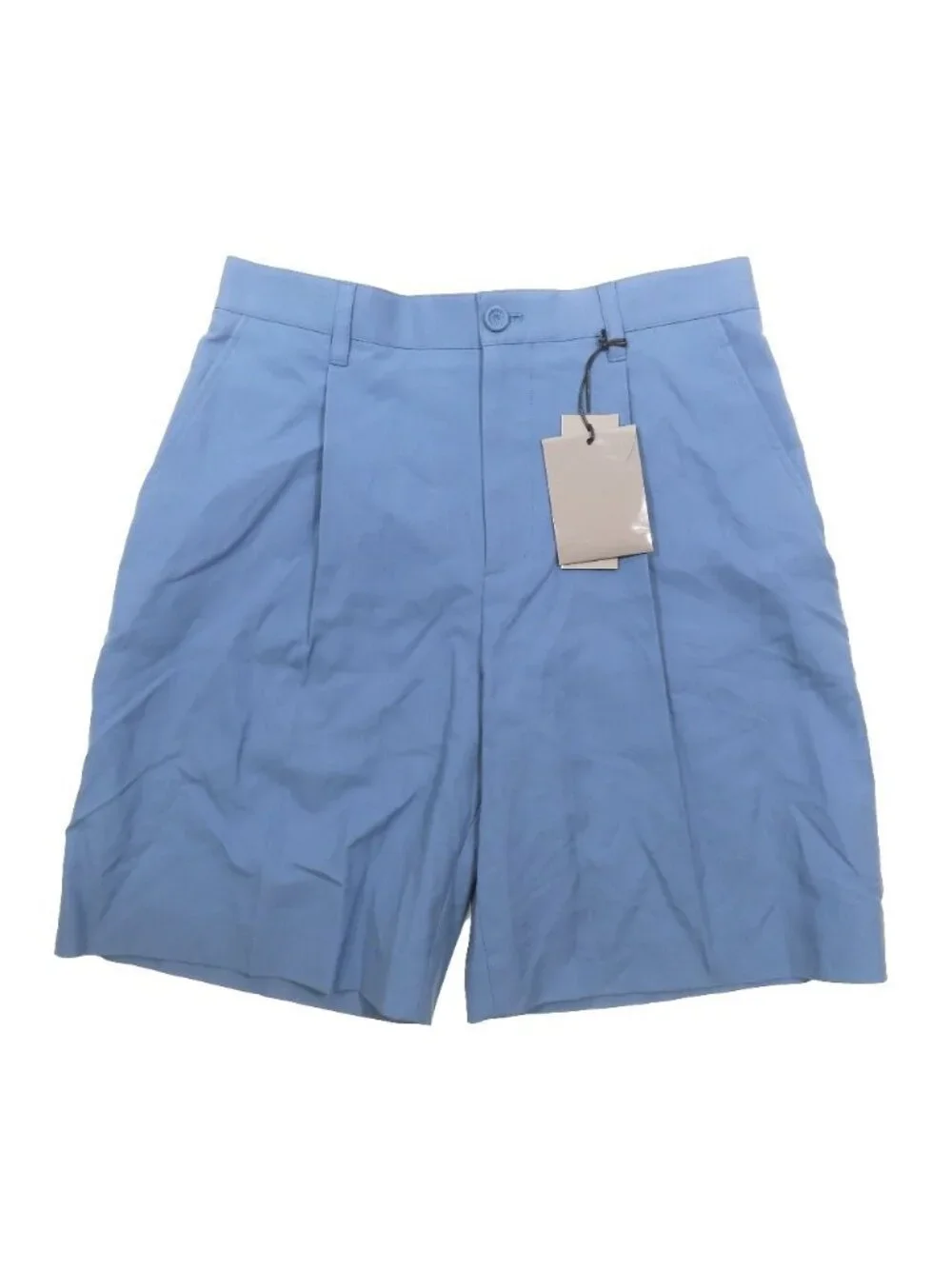 Dior Cotton Chino Short Tuck 46 Blue